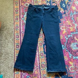 Extra stretchy blue jeans